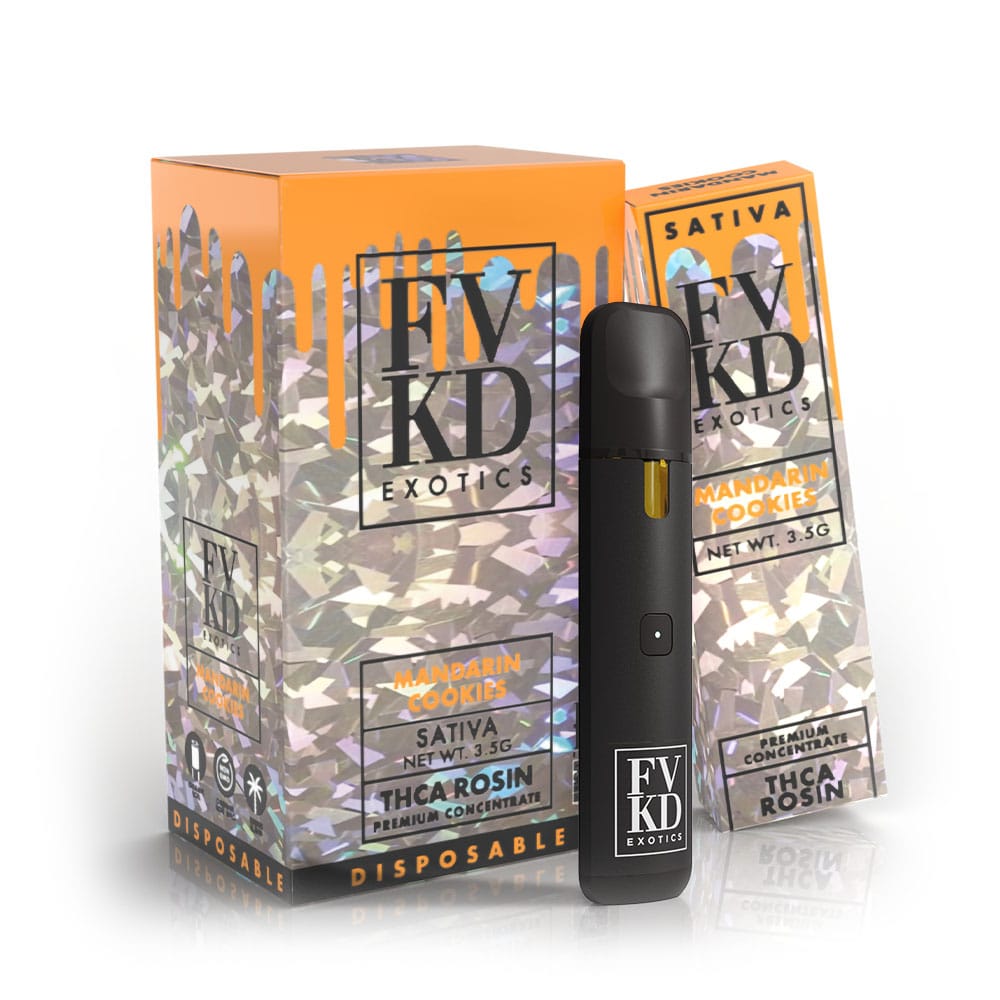 FVKD EXOTICS THCA ROSIN BLEND 3.5 GRAM DISPOSABLE (6CT/BOX)