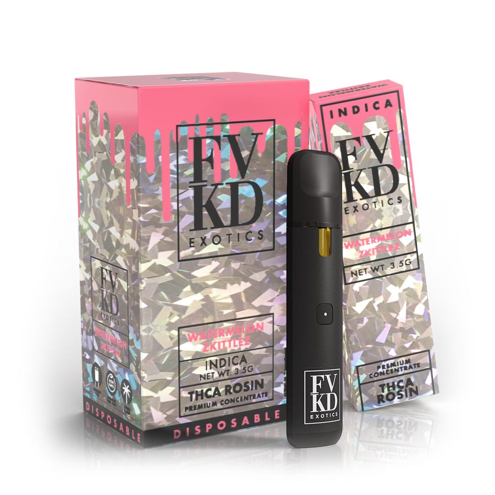 FVKD EXOTICS THCA ROSIN BLEND 3.5 GRAM DISPOSABLE (6CT/BOX)