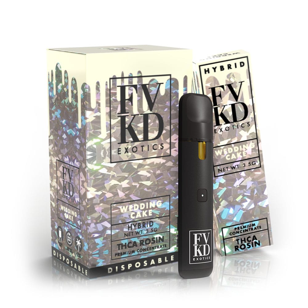 FVKD EXOTICS THCA ROSIN BLEND 3.5 GRAM DISPOSABLE (6CT/BOX)