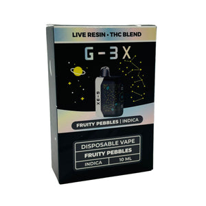 G-3X LIVE RESIN THC BLEND 10ML DISPOSABLE VAPE