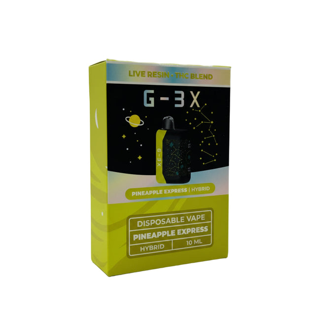 G-3X LIVE RESIN THC BLEND 10ML DISPOSABLE VAPE