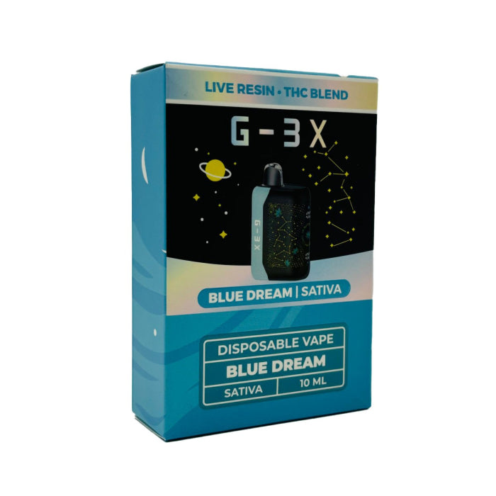 G-3X LIVE RESIN THC BLEND 10ML DISPOSABLE VAPE