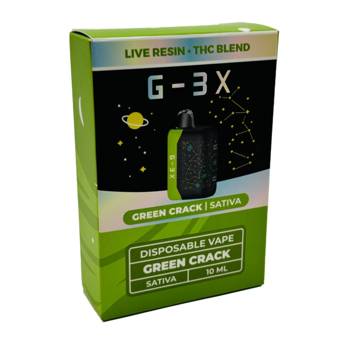 G-3X LIVE RESIN THC BLEND 10ML DISPOSABLE VAPE Rising Wholesale Inc. G-3X LIVE RESIN THC BLEND 10ML DISPOSABLE VAPE Rising Wholesale Inc.