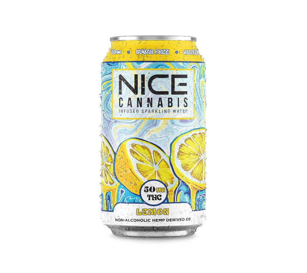 NICE CANNABIS 50MG D9 SELTZER (4CT PACK)