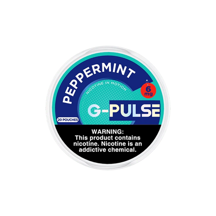 G-PULSE 6MG NICOTINE POUCHES (5CT DISPLAY)