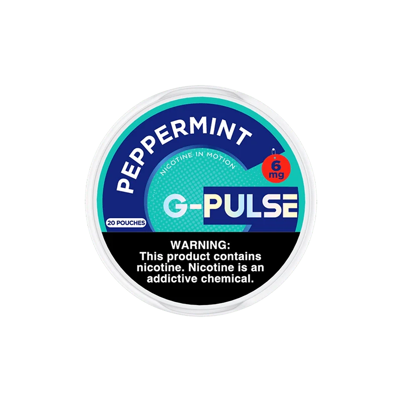 G-PULSE 6MG NICOTINE POUCHES (5CT DISPLAY)