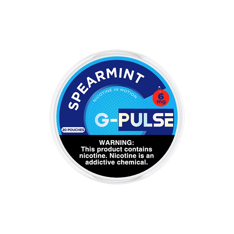 G-PULSE 6MG NICOTINE POUCHES (5CT DISPLAY)
