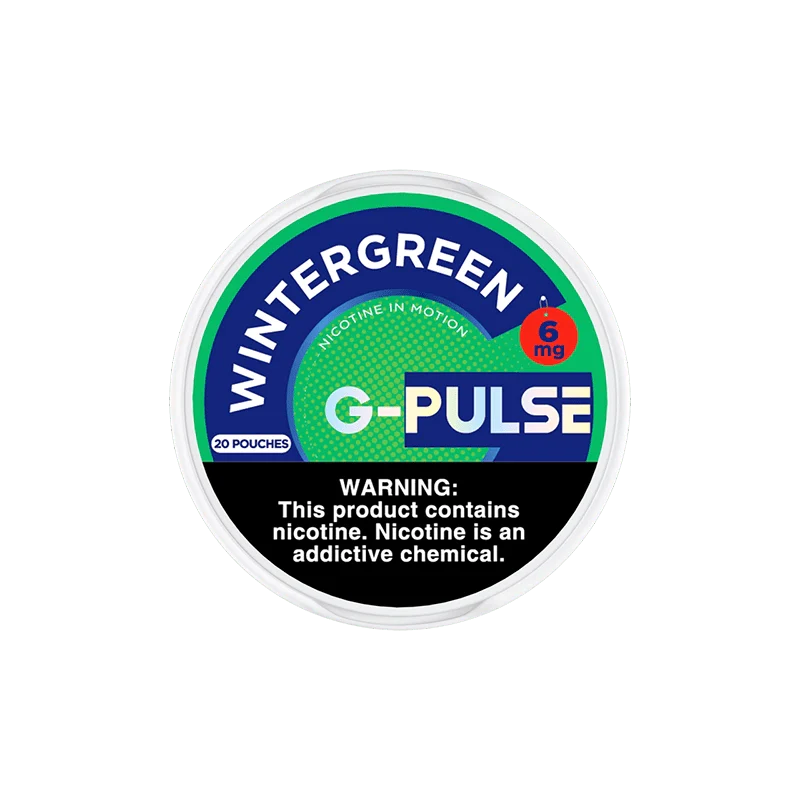 G-PULSE 6MG NICOTINE POUCHES (5CT DISPLAY)