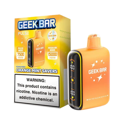 GEEK BAR PULSE 15000 5% DISPOSABLE 5CT DISPLAY