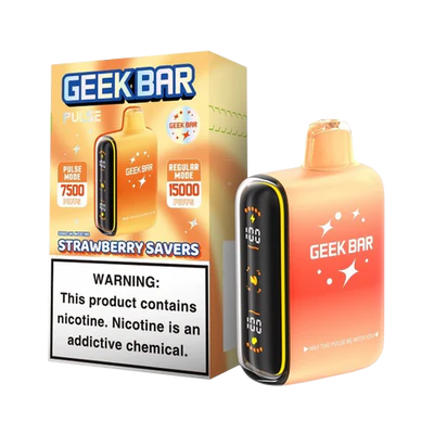 GEEK BAR PULSE 15000 5% DISPOSABLE 5CT DISPLAY