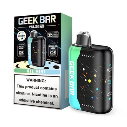 GEEK BAR PULSE X 25K PUFFS CURVED 3D SCREEN DISPOSABLE (5CT DISPLAY)