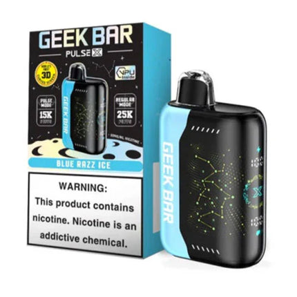 GEEK BAR PULSE X 25K PUFFS CURVED 3D SCREEN DISPOSABLE (5CT DISPLAY)