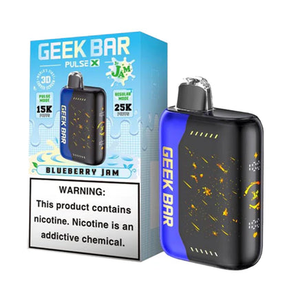 GEEK BAR PULSE X 25K PUFFS CURVED 3D SCREEN DISPOSABLE (5CT DISPLAY)