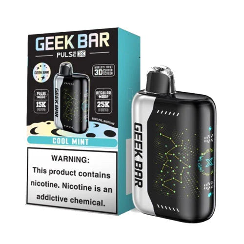 GEEK BAR PULSE X 25K PUFFS CURVED 3D SCREEN DISPOSABLE (5CT DISPLAY)