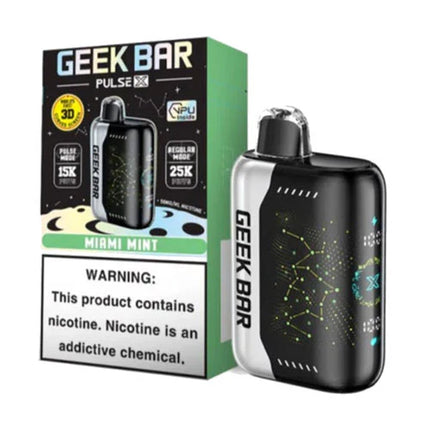 GEEK BAR PULSE X 25K PUFFS CURVED 3D SCREEN DISPOSABLE (5CT DISPLAY)