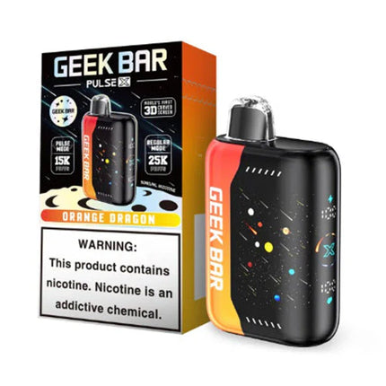 GEEK BAR PULSE X 25K PUFFS CURVED 3D SCREEN DISPOSABLE (5CT DISPLAY)