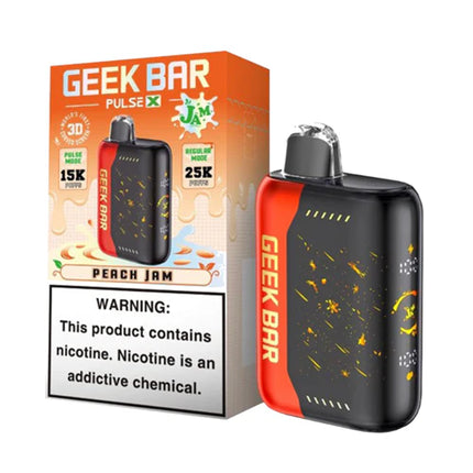GEEK BAR PULSE X 25K PUFFS CURVED 3D SCREEN DISPOSABLE (5CT DISPLAY)