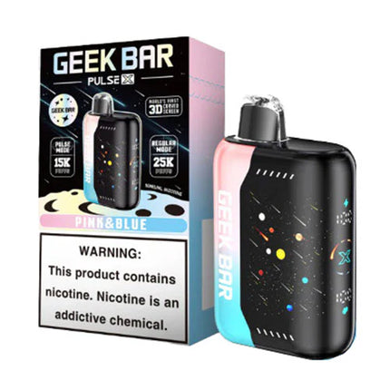GEEK BAR PULSE X 25K PUFFS CURVED 3D SCREEN DISPOSABLE (5CT DISPLAY)