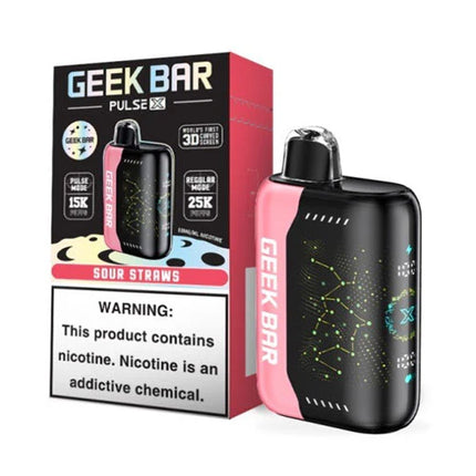 GEEK BAR PULSE X 25K PUFFS CURVED 3D SCREEN DISPOSABLE (5CT DISPLAY)