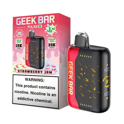 GEEK BAR PULSE X 25K PUFFS CURVED 3D SCREEN DISPOSABLE (5CT DISPLAY)