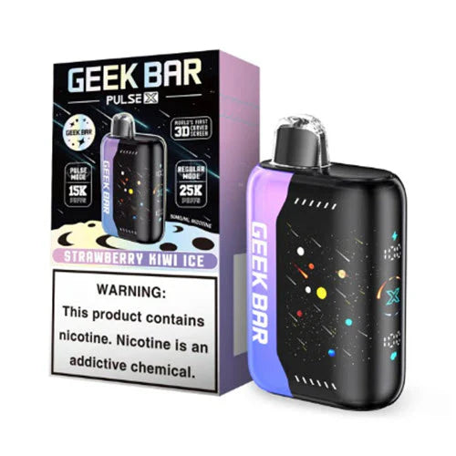GEEK BAR PULSE X 25K PUFFS CURVED 3D SCREEN DISPOSABLE (5CT DISPLAY)