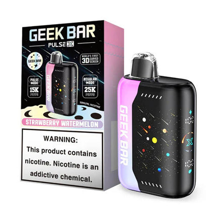 GEEK BAR PULSE X 25K PUFFS CURVED 3D SCREEN DISPOSABLE (5CT DISPLAY) Rising Wholesale Inc. GEEK BAR PULSE X 25K PUFFS CURVED 3D SCREEN DISPOSABLE (5CT DISPLAY) Rising Wholesale Inc.