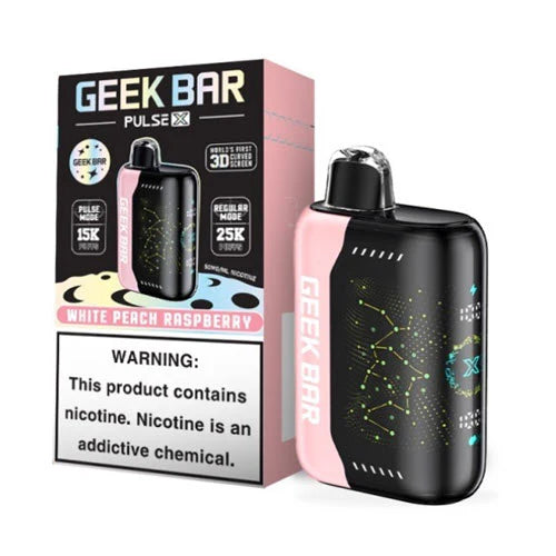 GEEK BAR PULSE X 25K PUFFS CURVED 3D SCREEN DISPOSABLE (5CT DISPLAY)