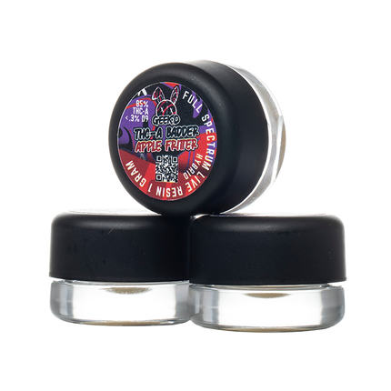 GEEK'D 1 GRAM LIVE RESIN THC-A BADDER