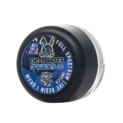 GEEK'D 1 GRAM LIVE RESIN THC-A BADDER
