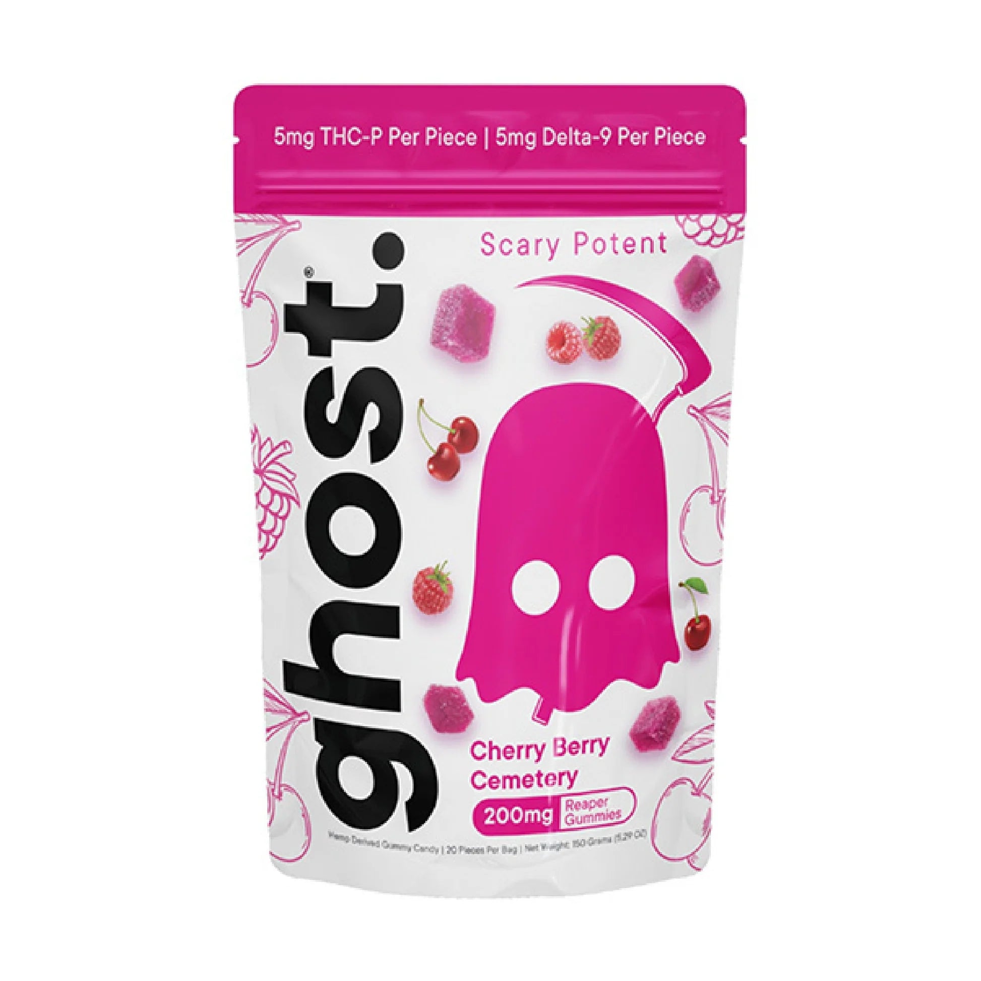 GHOST 20MG THC-P INFUSED GUMMIES (30CT/BOX, 600MG/BOX)