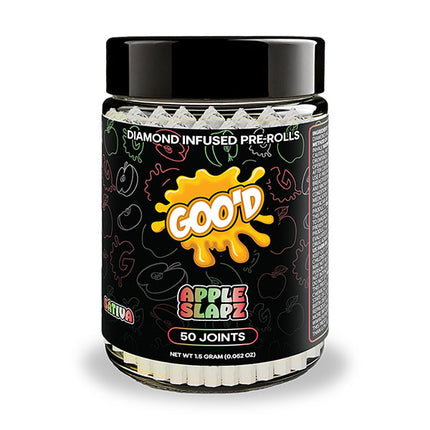 GOO'D EXTRACTS THC-A DAMOND INFUSED PRE-ROLLS (50CT/JAR)