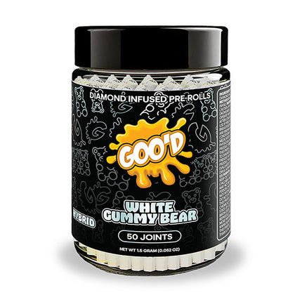 GOO'D EXTRACTS THC-A DAMOND INFUSED PRE-ROLLS (50CT/JAR)