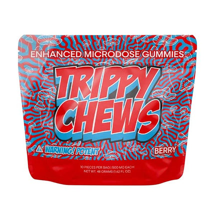 TRIPPY CHEWS MUSHROOM MICRODOSE GUMMIES (10CT/PACK)