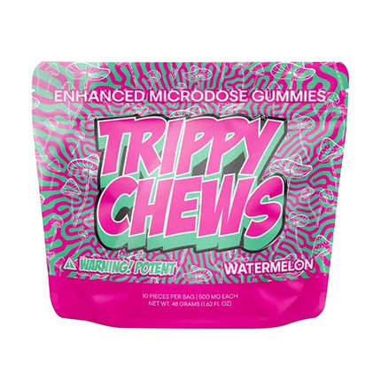 TRIPPY CHEWS MUSHROOM MICRODOSE GUMMIES (10CT/PACK)