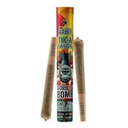 HABIT 1.5 GRAM THC-A PRE ROLLS (10CT/BAG)