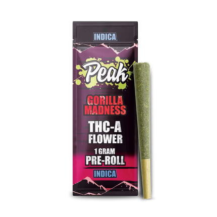 PEAK 1 GRAM THC-A PRE ROLL (1CT/PK)