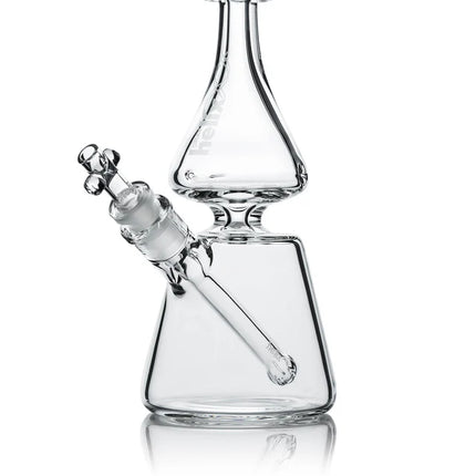 HELIX CLEAR BEAKER BASE WATER PIPE
