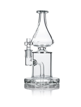 HELIX CLEAR STRAIGHT BASE W/ FIXED DOWNSTEM WATER PIPER