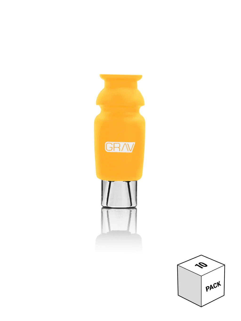 GRAV SILICONE CAPPED GLASS CRUTCH (10CT/PK)
