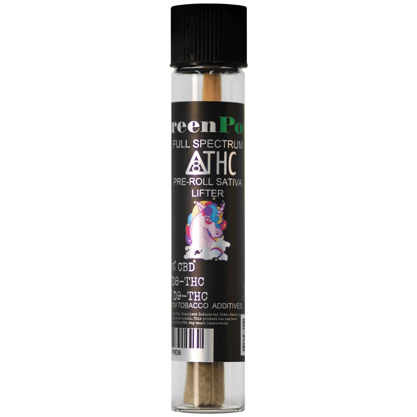 GREEN POST INDOOR THC A PRE ROLL KING SIZE - SOUR LIFTER -