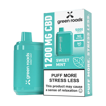 GREEN ROADS 1200MG CBD DISPOSABLE VAPE