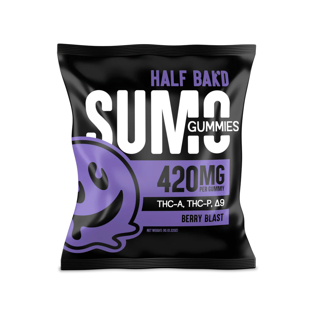 HALF BAK'D | THC-A | THC-P | D9 | 2CT/PACK 420MG/GUMMY (30 PACK DISPLAY)