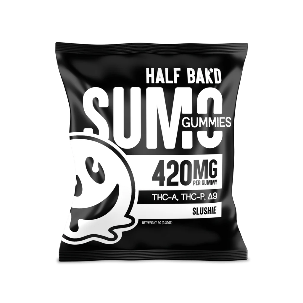 HALF BAK'D | THC-A | THC-P | D9 | 2CT/PACK 420MG/GUMMY (30 PACK DISPLAY)