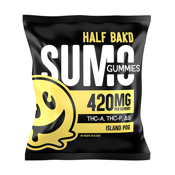 HALF BAK'D | THC-A | THC-P | D9 | 2CT/PACK 420MG/GUMMY (30 PACK DISPLAY)