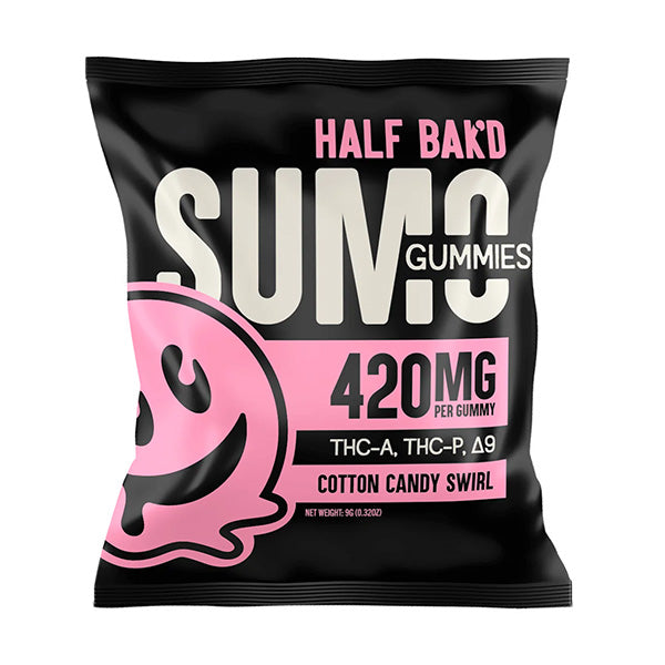 HALF BAK'D | THC-A | THC-P | D9 | 2CT/PACK 420MG/GUMMY (30 PACK DISPLAY)