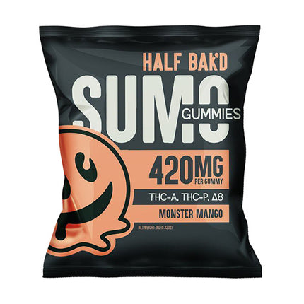 HALF BAK'D | THC-A | THC-P | D9 | 2CT/PACK 420MG/GUMMY (30 PACK DISPLAY)