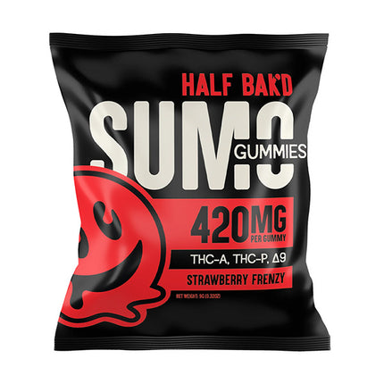 HALF BAK'D | THC-A | THC-P | D9 | 2CT/PACK 420MG/GUMMY (30 PACK DISPLAY)