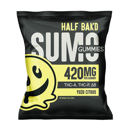 HALF BAK'D | THC-A | THC-P | D9 | 2CT/PACK 420MG/GUMMY (30 PACK DISPLAY)