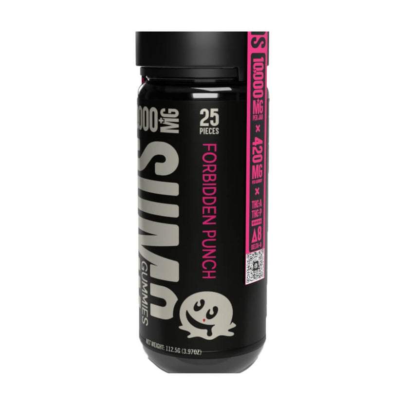 HALF BAK'D SUMO THC-A + THC-P GUMMIES 10000MG/JAR 420MG/GUMMY FORBIDDEN PUNCH 850049202299
