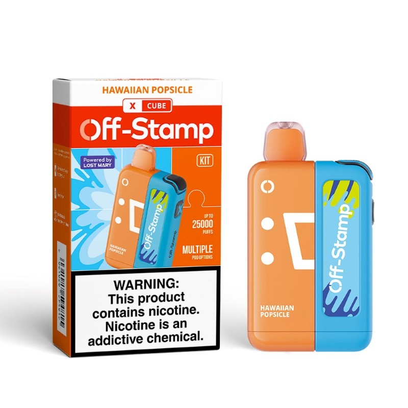 OFF STAMP X CUBE 25K PUFFS DISPOSABLE POD KIT (5PC DISPLAY)